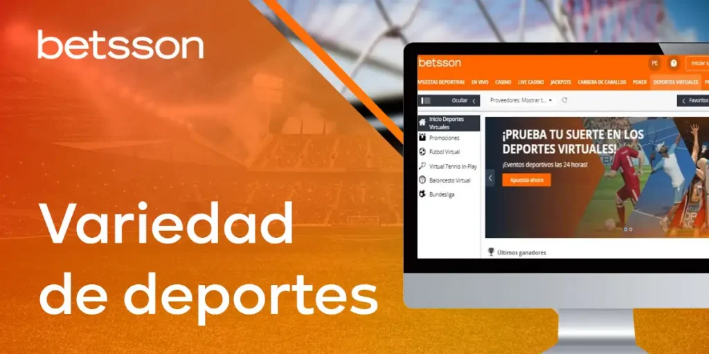 Variedad de deportes para apostar Betsson